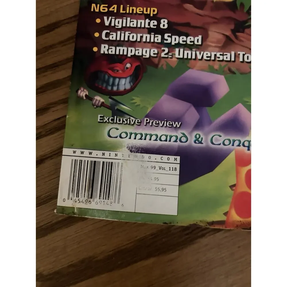 Nintendo Power Vol 118 March 1999 w/Poster, Charmeleon Pokémon Card & Inserts